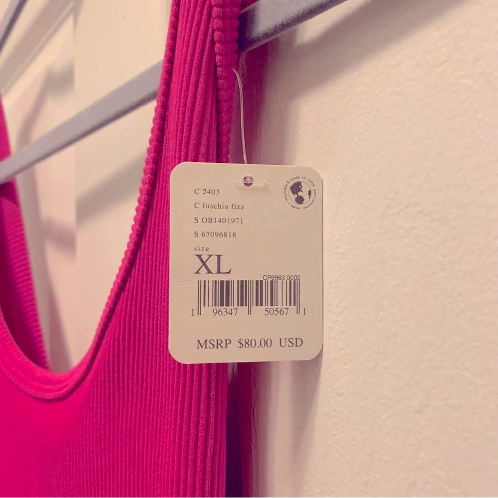 Free People Pink Ribbed Jumpsuit - Picture 7 of 9